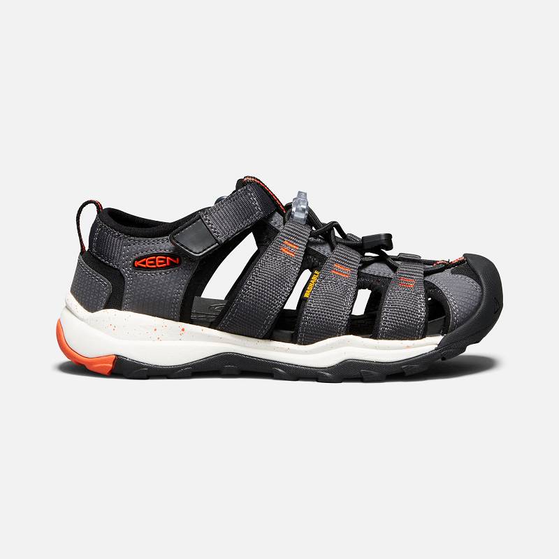 Keen Newport Neo H2 Sandalen Kinder DE-89052 Magnet/Spicy Orange - Keen Kinderschuhe Grau